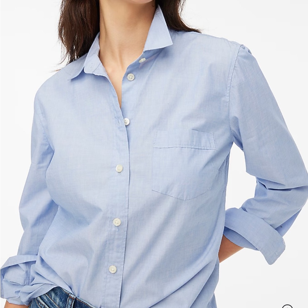 JCREW Factory Signature-fit button-up shirt in end-on-end cotton